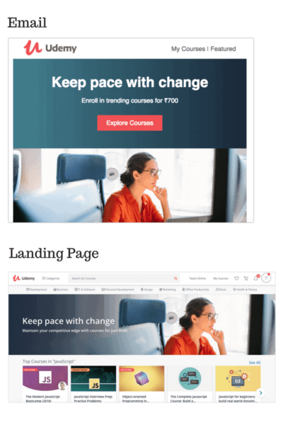 email-landing-page