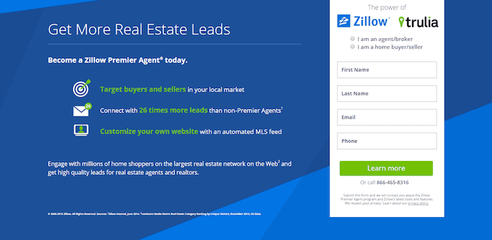 Example of Lead Capture Landing Pages
