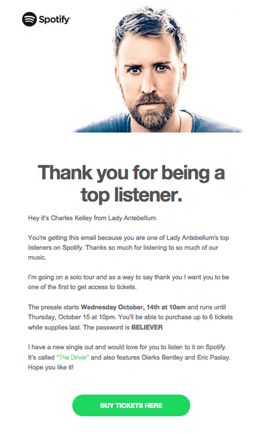 thank you for being a top listener