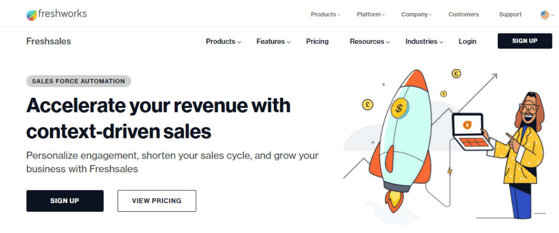 free sales tools - freshsales