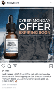 huskybeard-instagram-cyber-monday deal